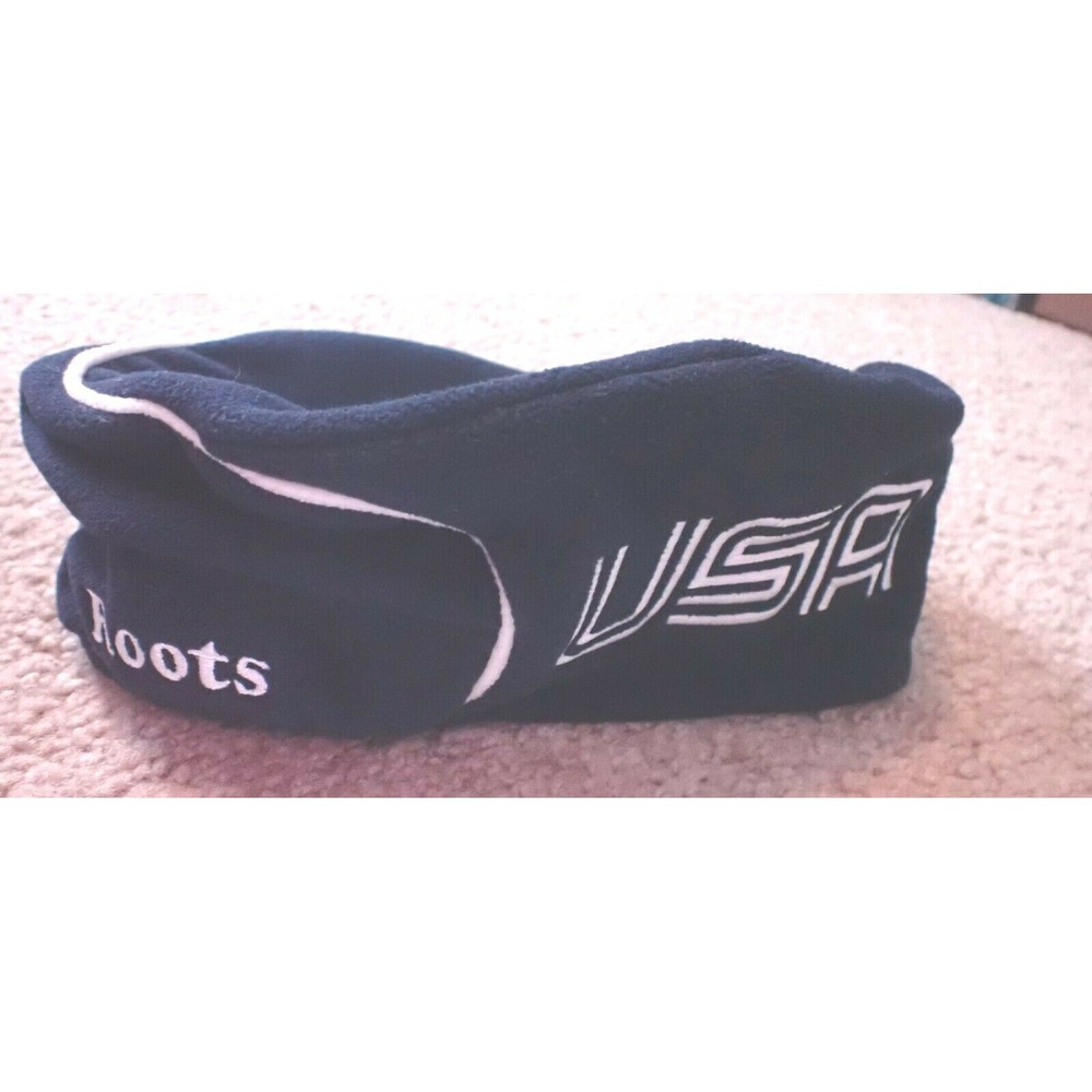 Vintage Roots Beanie Fleece Hat Olympics 2006 USA vs Torino